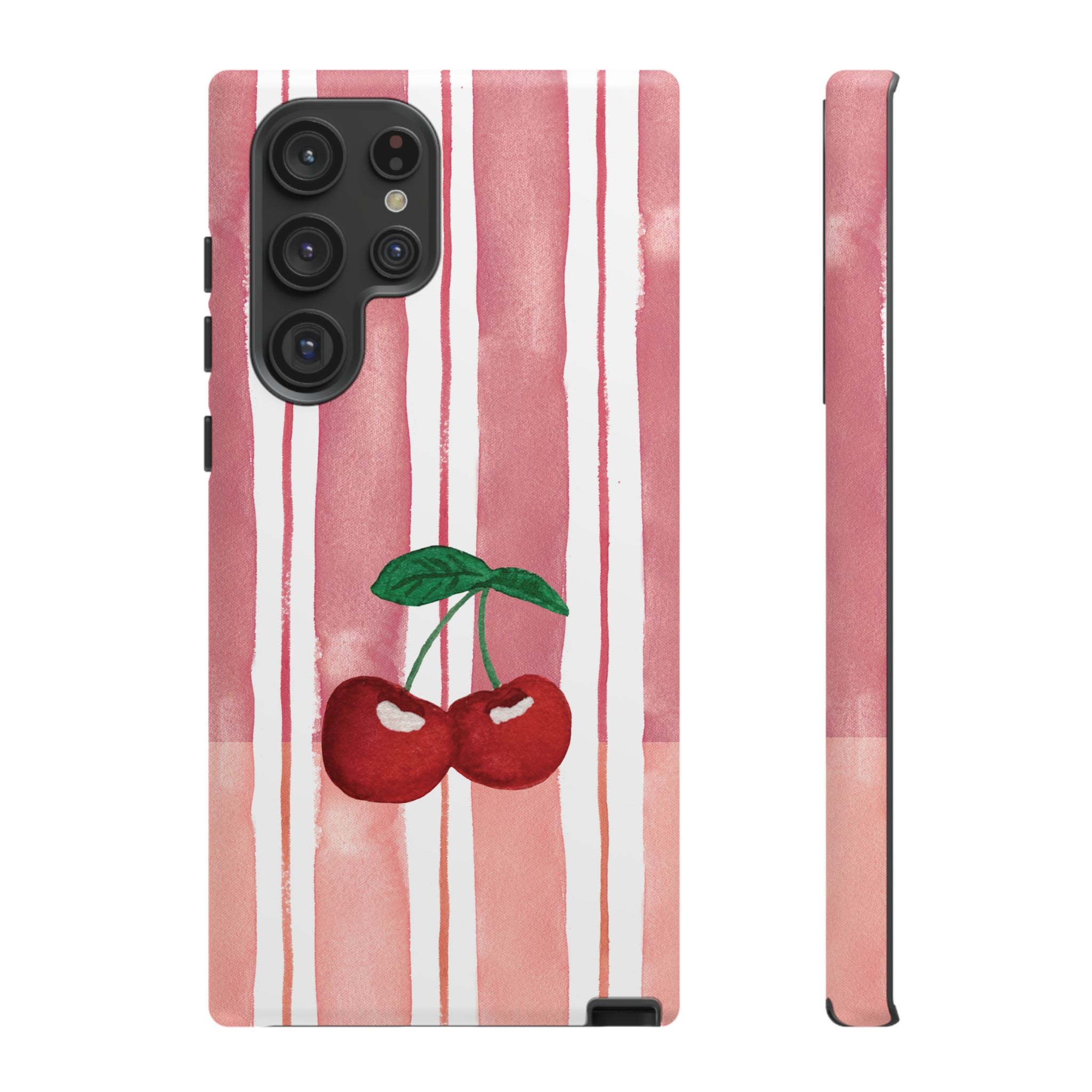 Cherry Orchard Stripes Phone Case