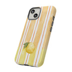 Lemon Orchard Stripes Phone Case
