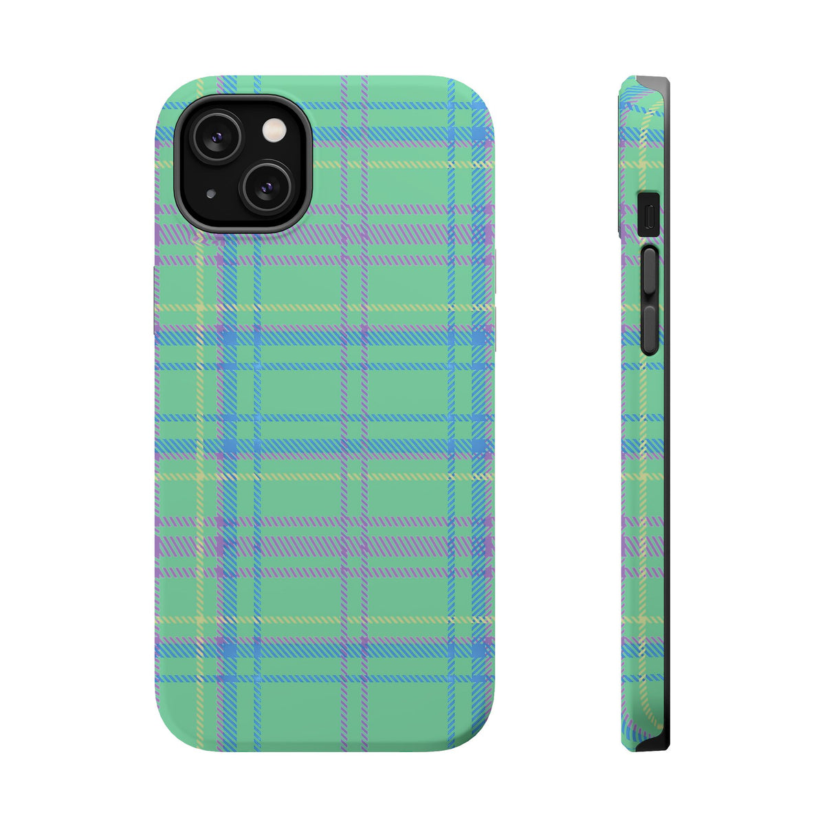 Fresh Energy Plaid Magnetic Phone Case