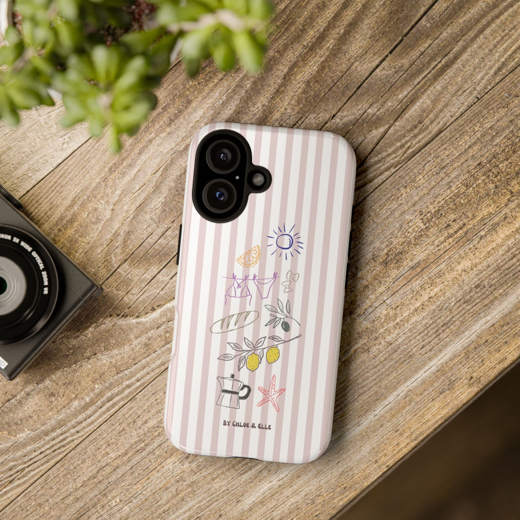 Amalfi Dreaming Rose Phone Case