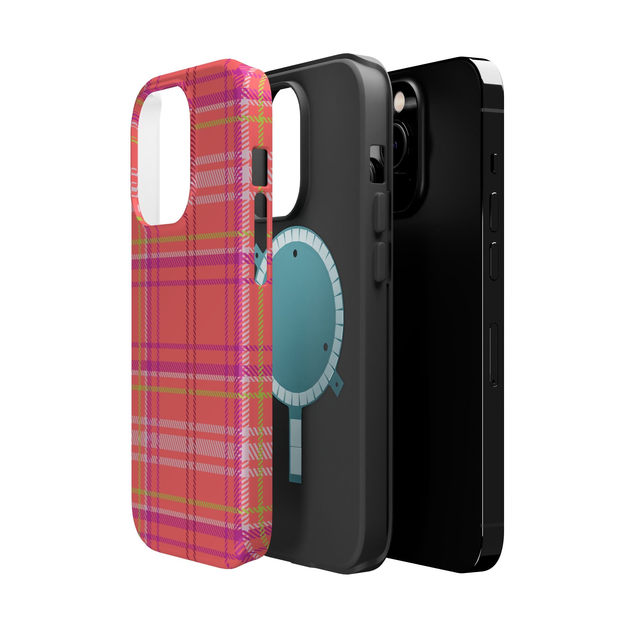Golden Girl Plaid Magnetic Phone Case