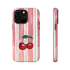 Cherry Orchard Stripes Phone Case