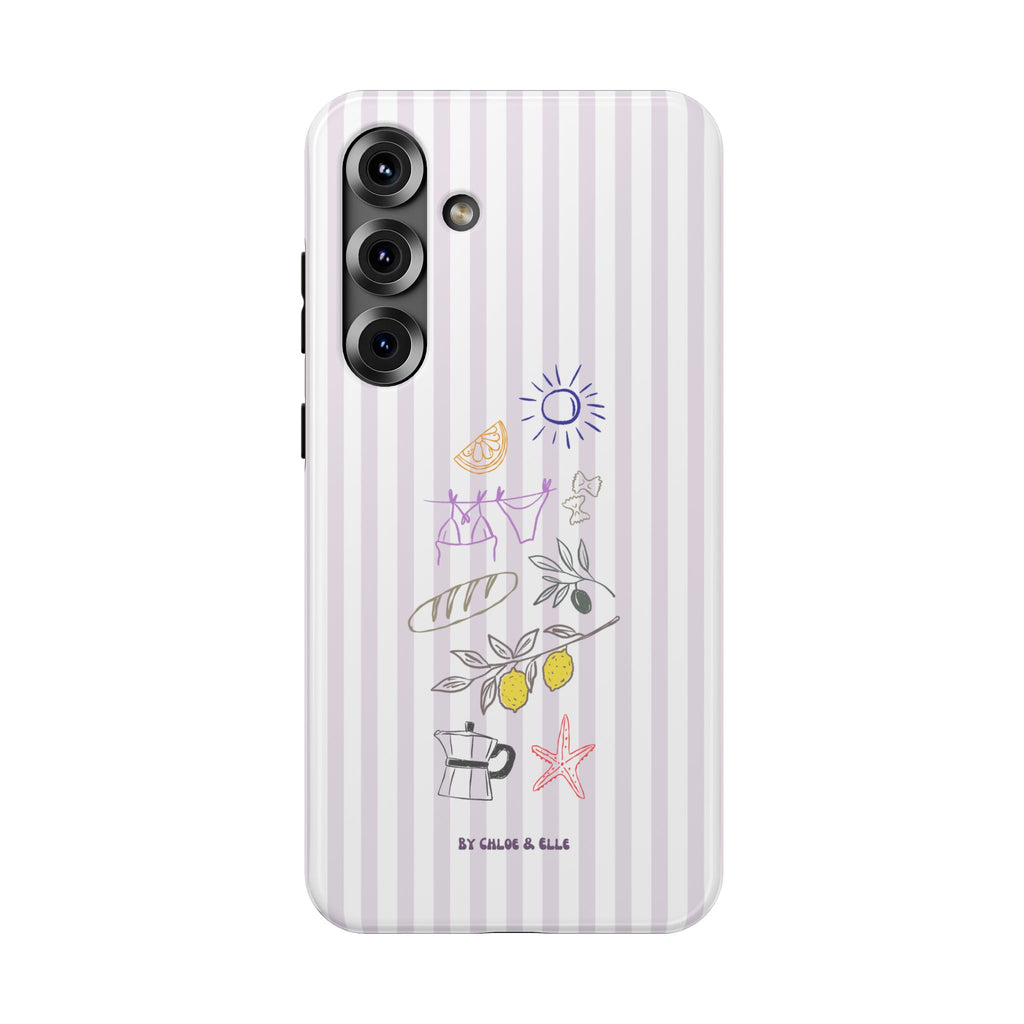 Amalfi Dreaming Petunia Phone Case