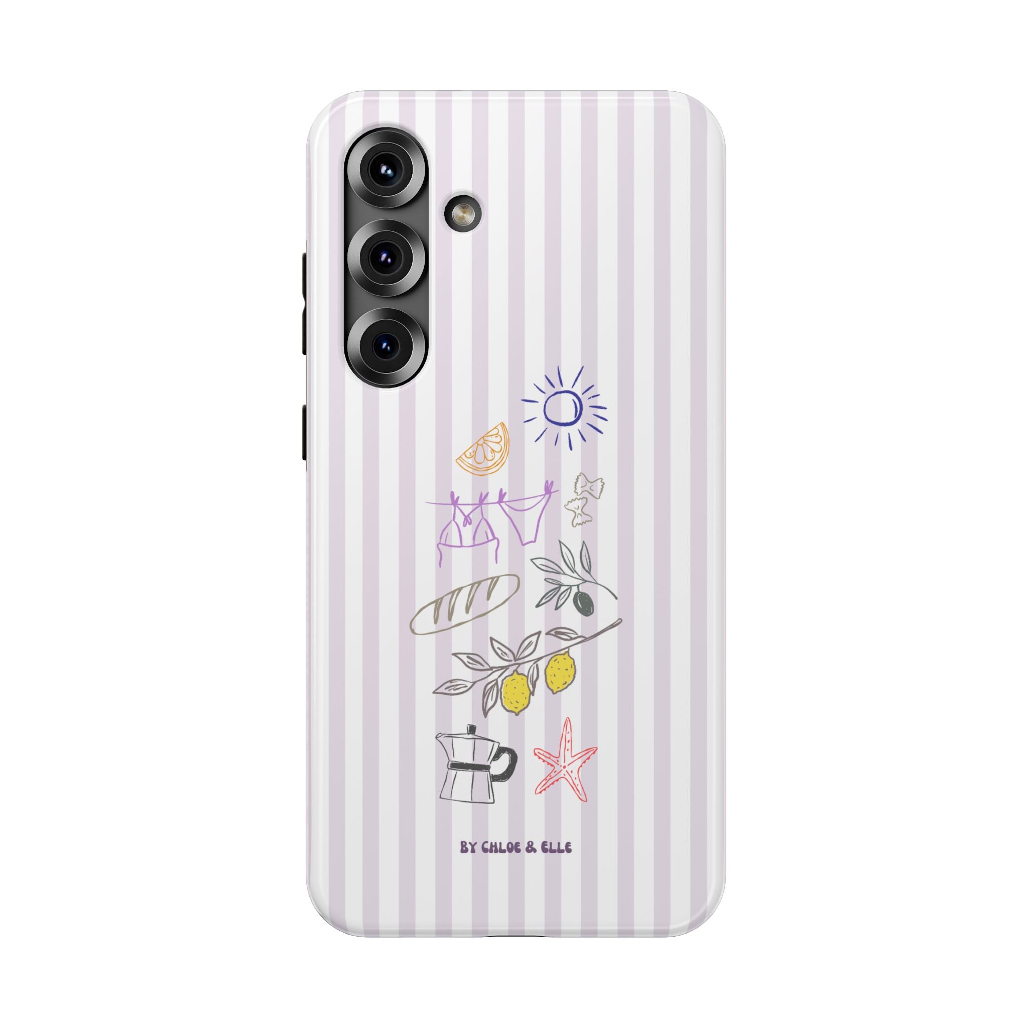 Amalfi Dreaming Petunia Phone Case