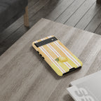 Lemon Orchard Stripes Phone Case