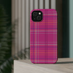 Berry Crush Plaid Magnetic Phone Case