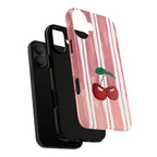 Cherry Orchard Stripes Phone Case