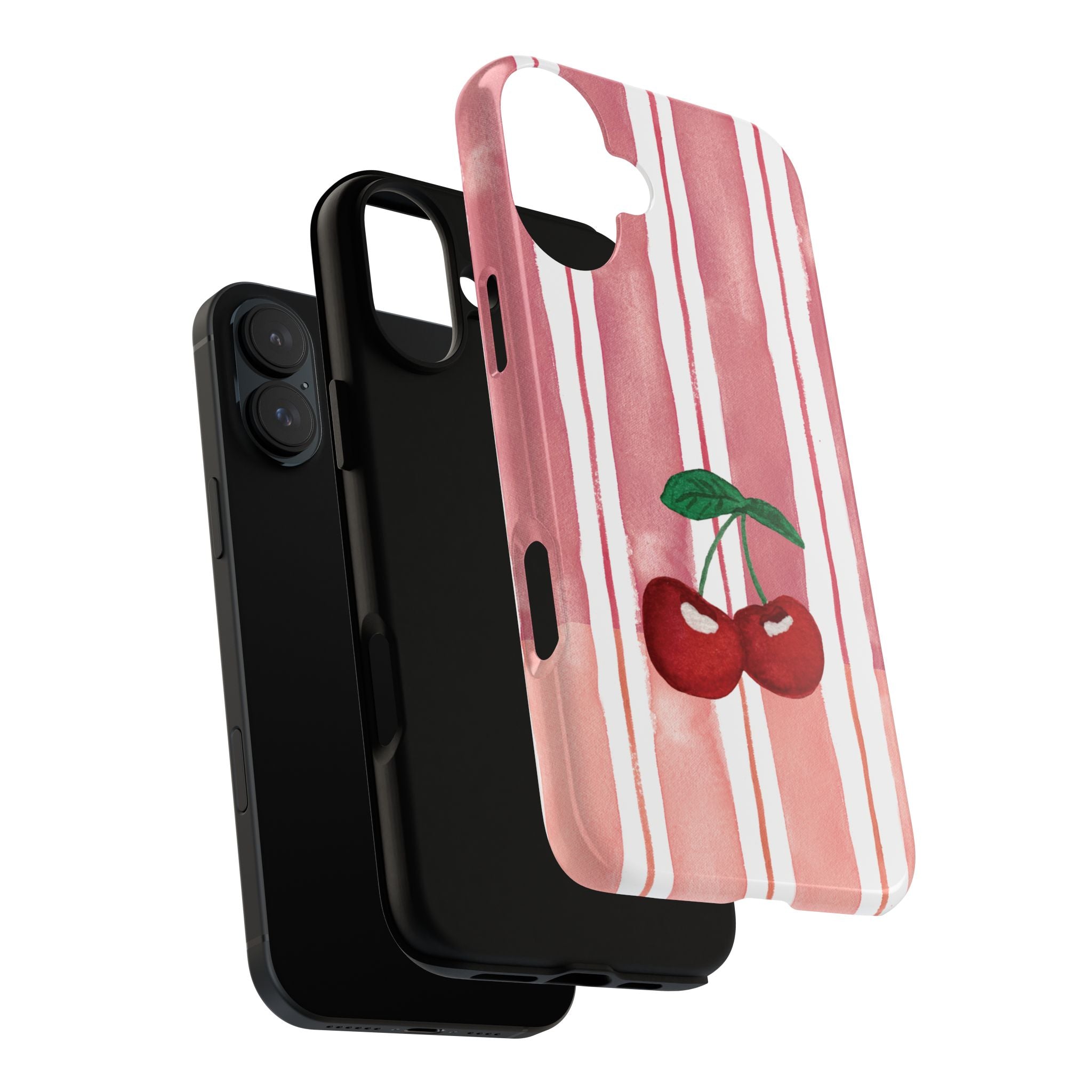 Cherry Orchard Stripes Phone Case
