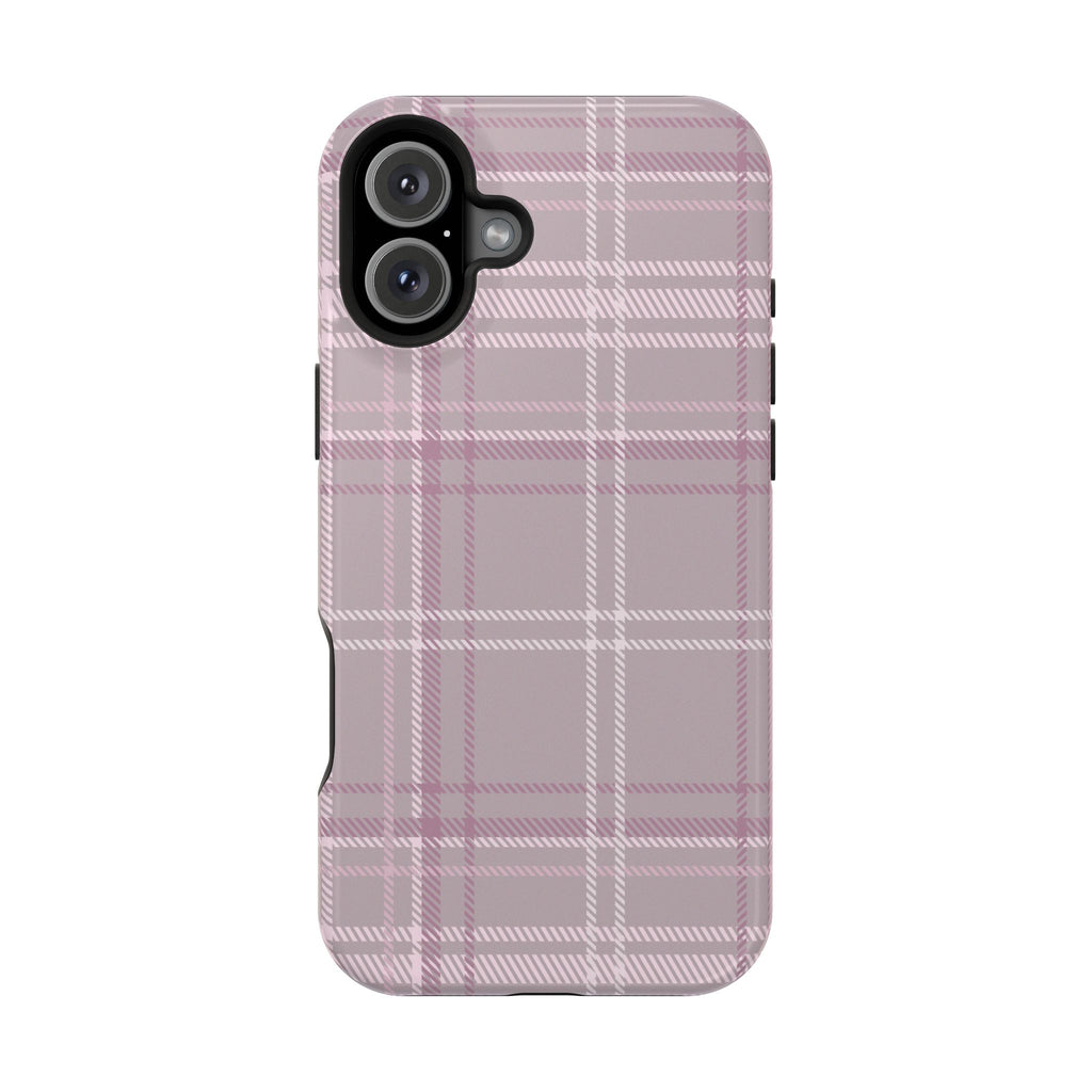 The Plaid Edit Mauve Phone Case