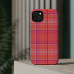 Golden Girl Plaid Magnetic Phone Case