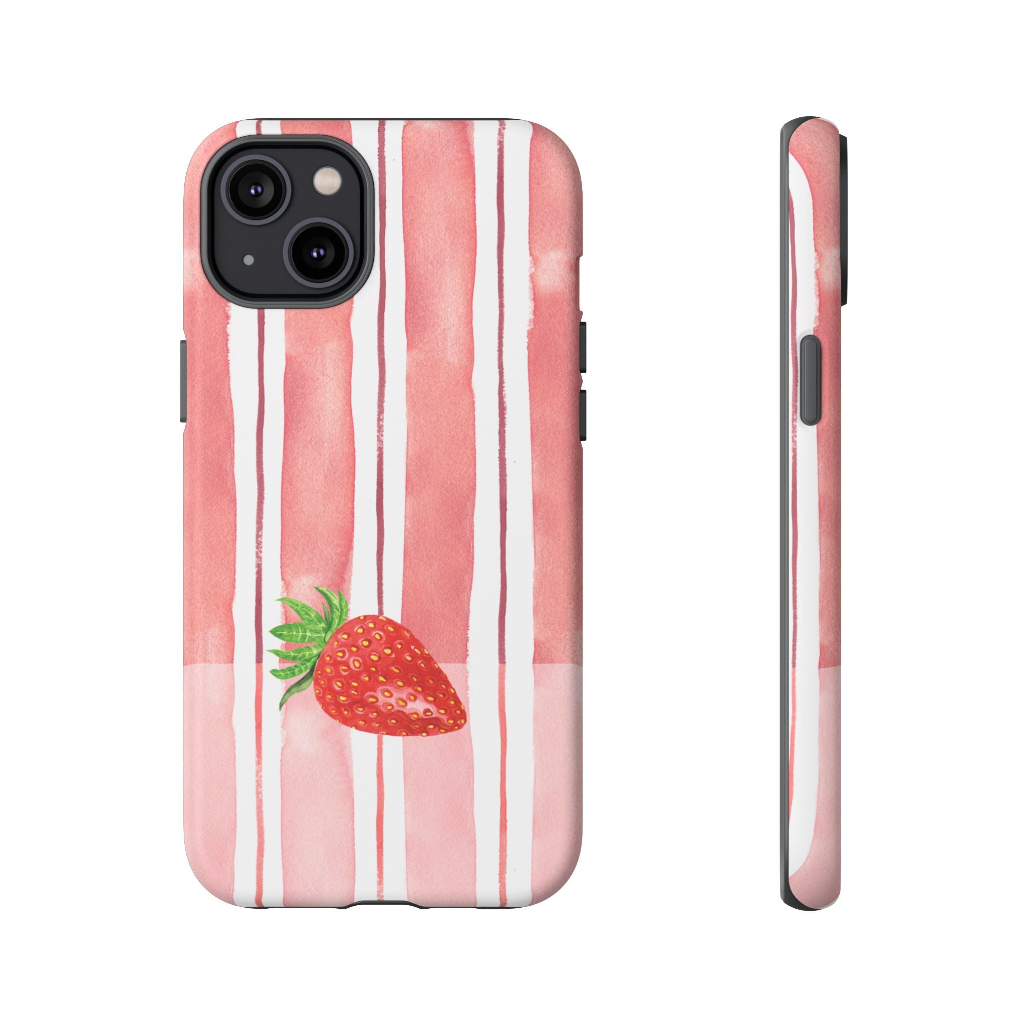Strawberry Orchard Stripes Phone Case