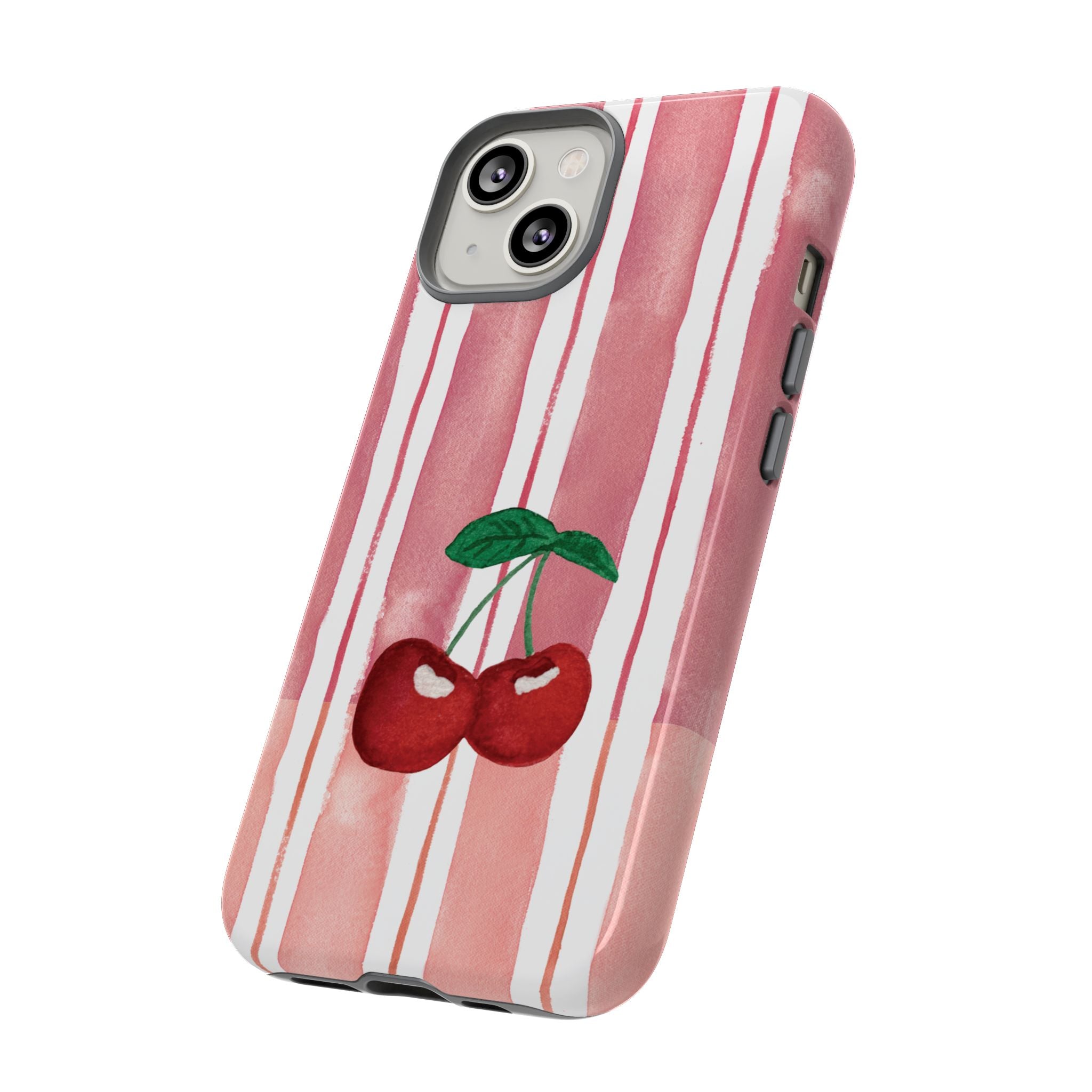 Cherry Orchard Stripes Phone Case