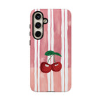 Cherry Orchard Stripes Phone Case