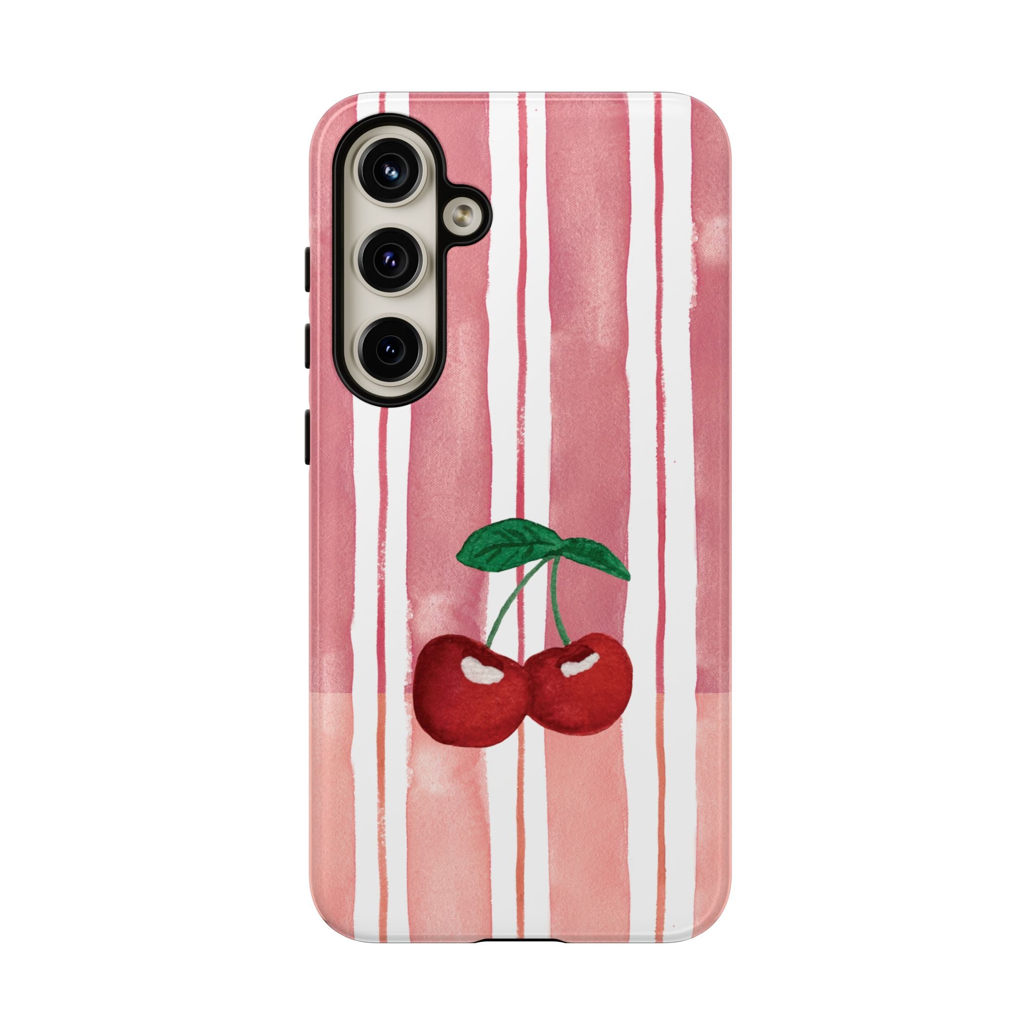 Cherry Orchard Stripes Phone Case