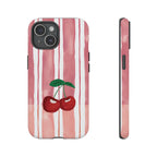 Cherry Orchard Stripes Phone Case