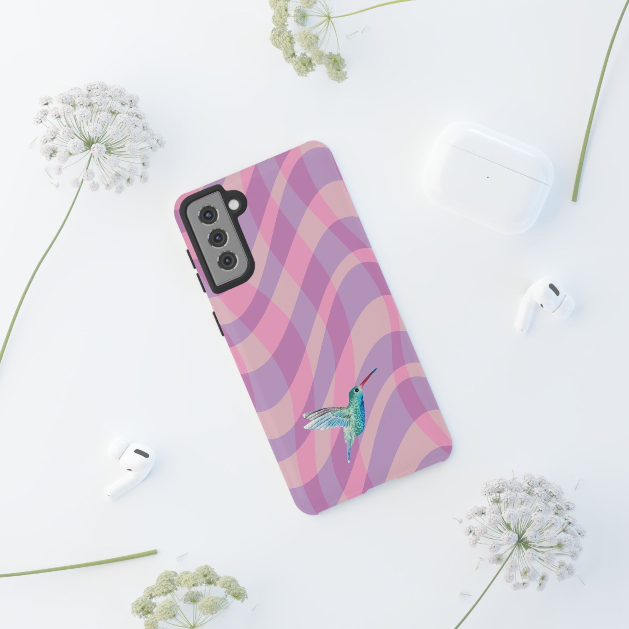 Serenity Waves Hummingbird Phone Case