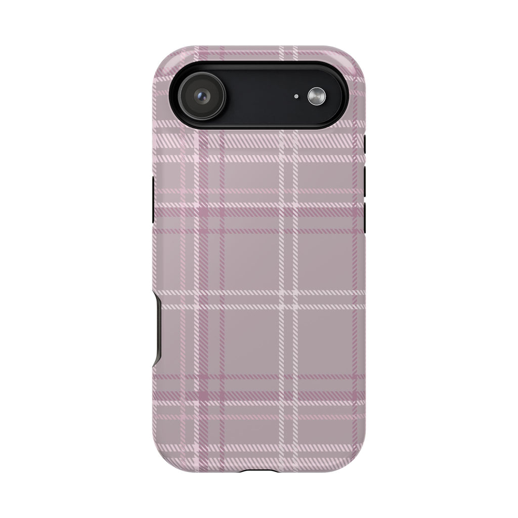 The Plaid Edit Mauve Phone Case