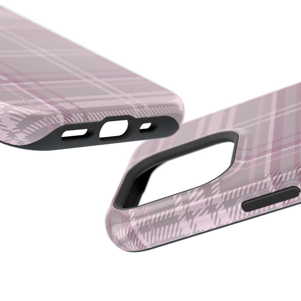 The Plaid Edit Mauve Phone Case