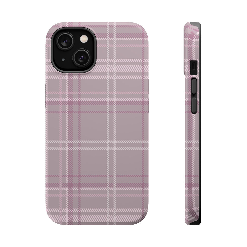 The Plaid Edit Mauve Phone Case