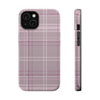 The Plaid Edit Mauve Phone Case