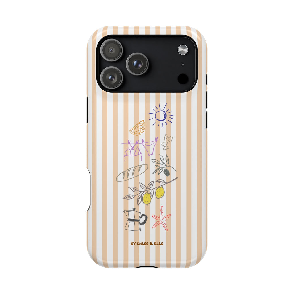 Amalfi Dreaming Peach Phone Case