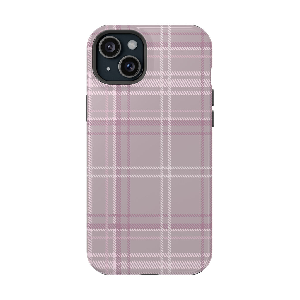 The Plaid Edit Mauve Phone Case