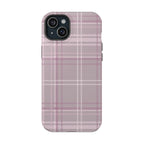 The Plaid Edit Mauve Phone Case