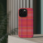 Golden Girl Plaid Magnetic Phone Case