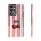 Cherry Orchard Stripes Phone Case