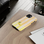 Lemon Orchard Stripes Phone Case