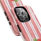 Strawberry Orchard Stripes Phone Case