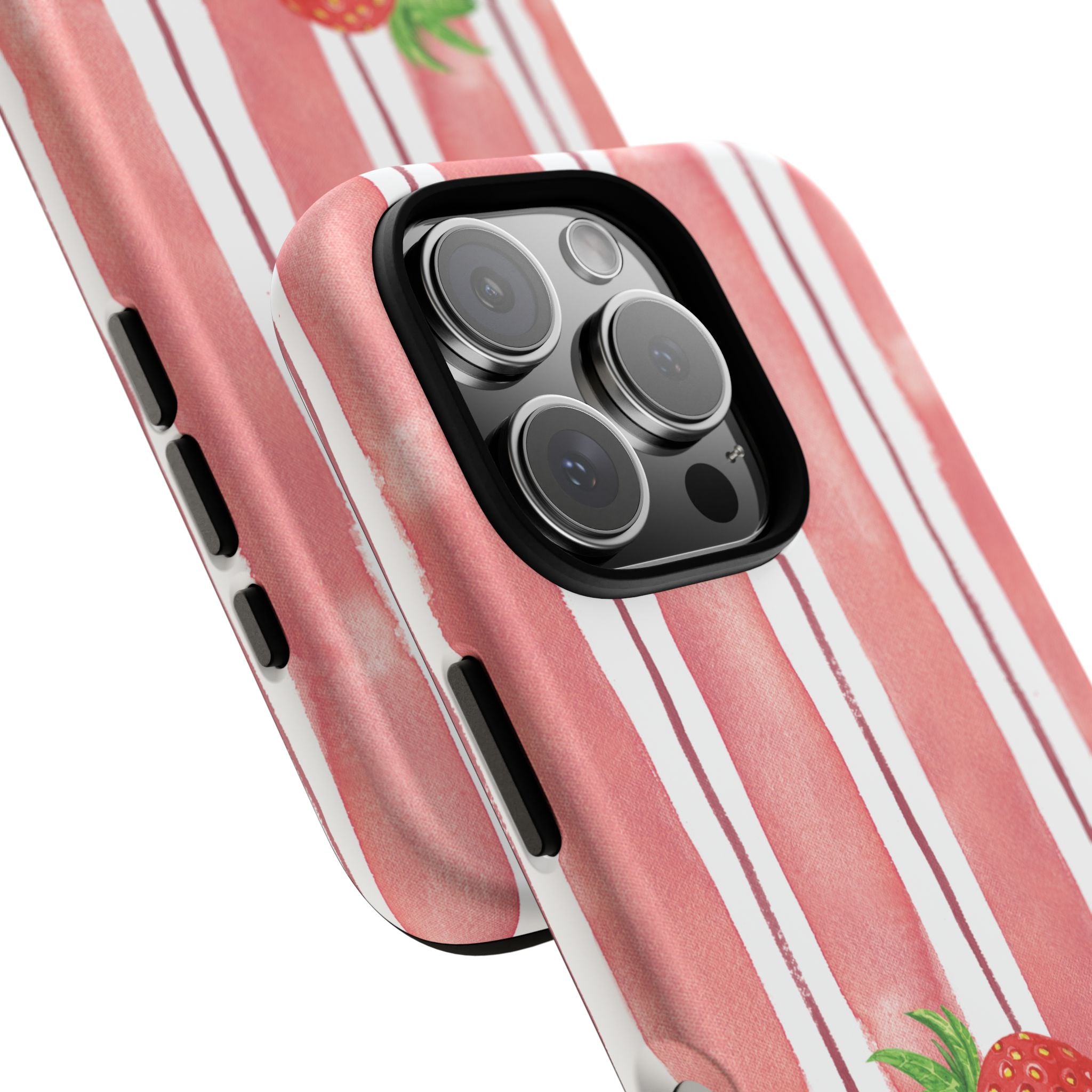 Strawberry Orchard Stripes Phone Case