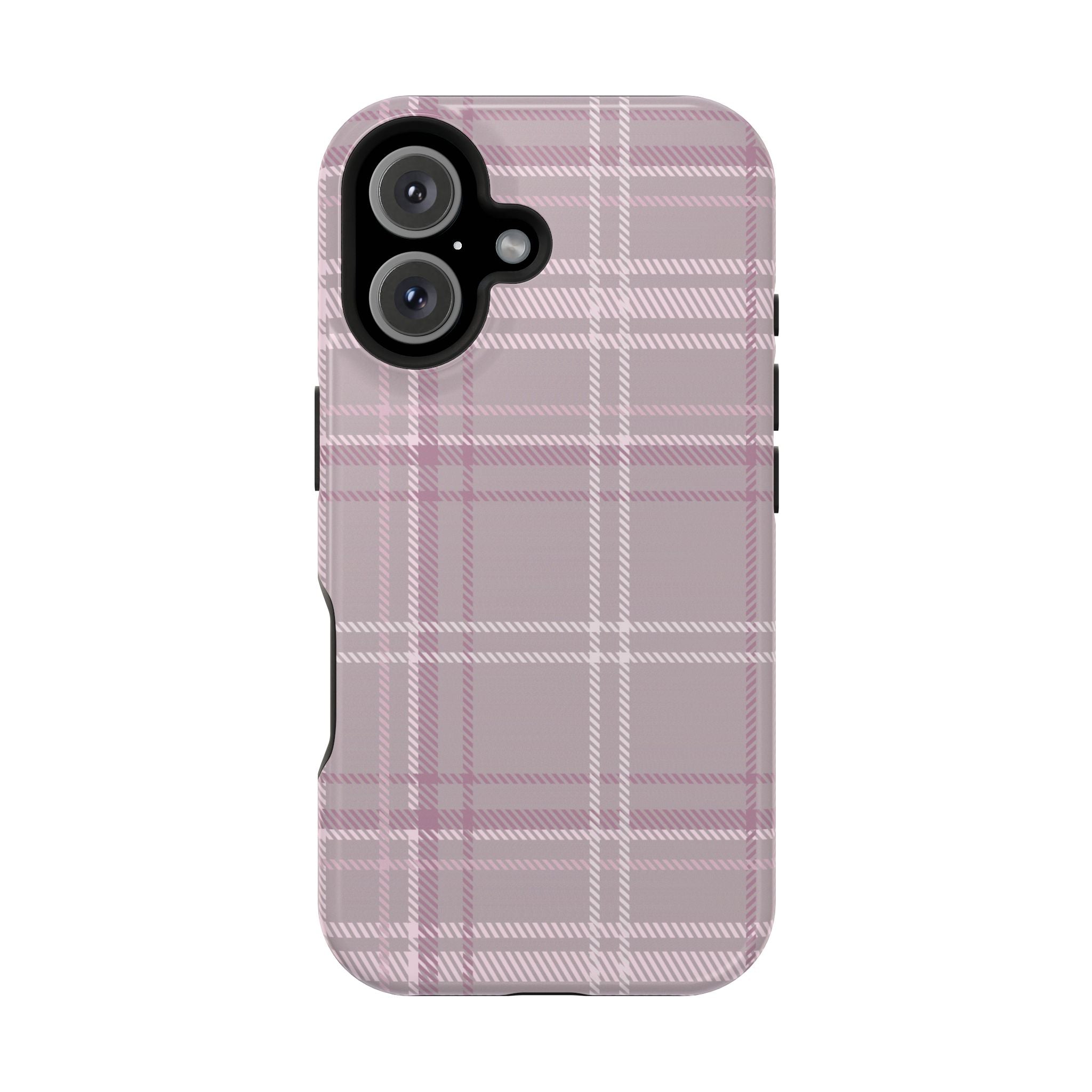 The Plaid Edit Mauve Phone Case