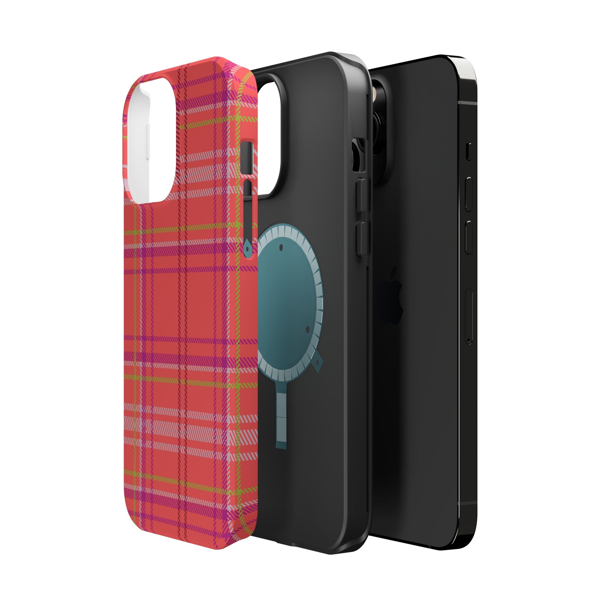 Golden Girl Plaid Magnetic Phone Case