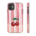 Cherry Orchard Stripes Phone Case