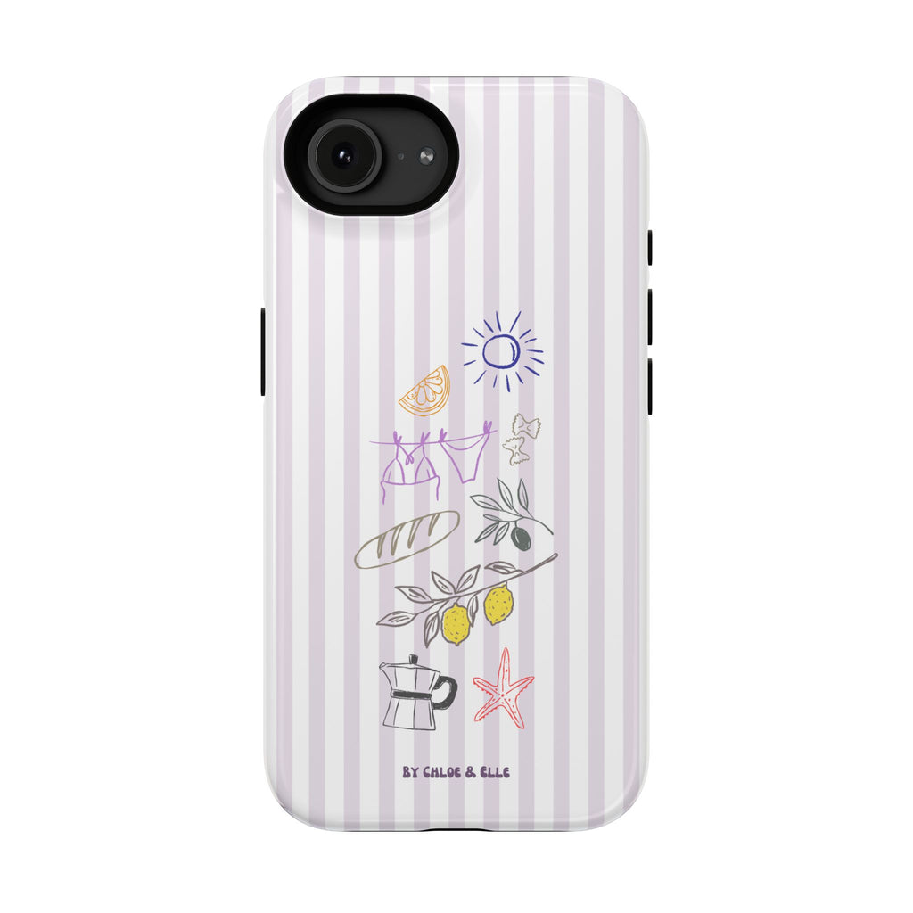 Amalfi Dreaming Petunia Phone Case