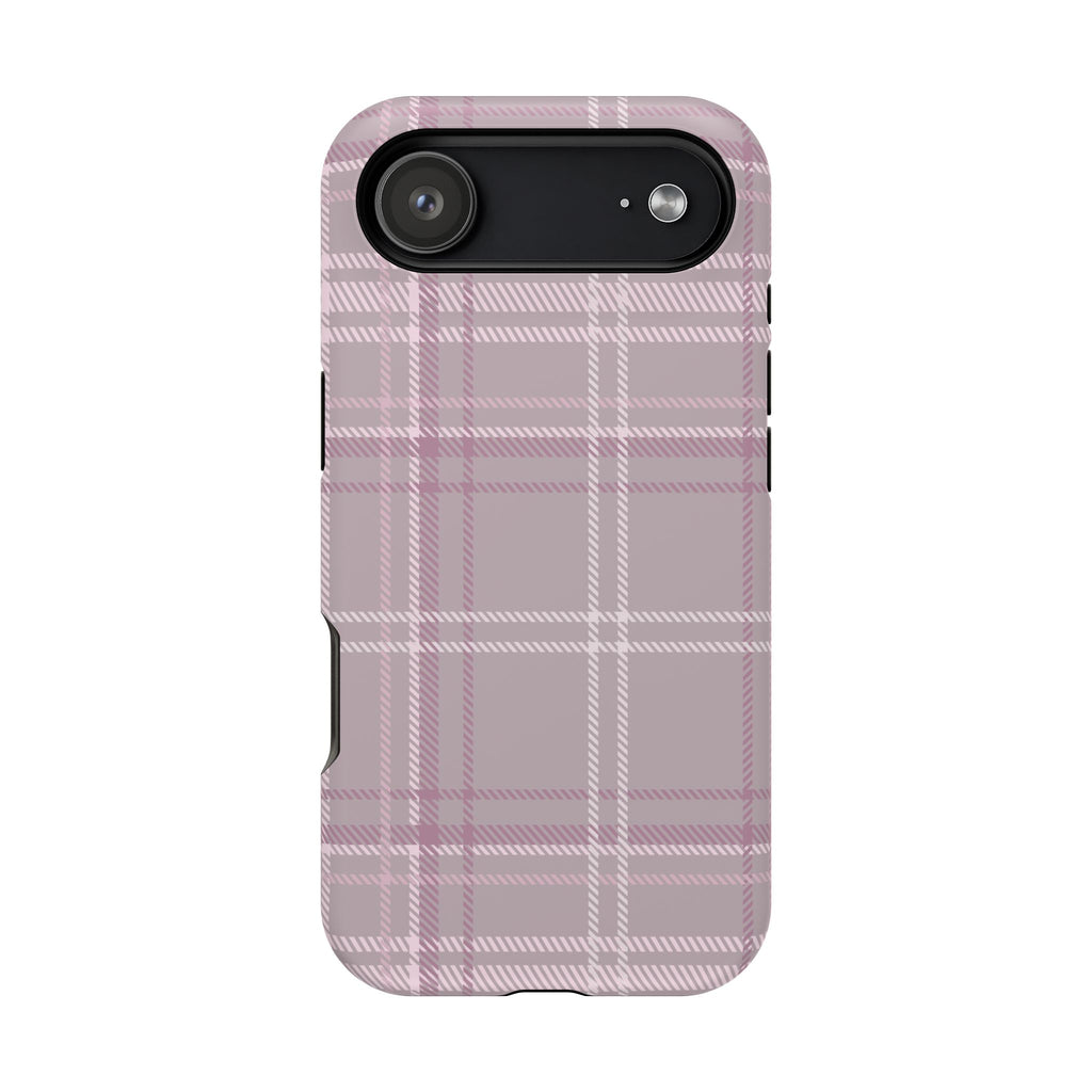 The Plaid Edit Mauve Phone Case