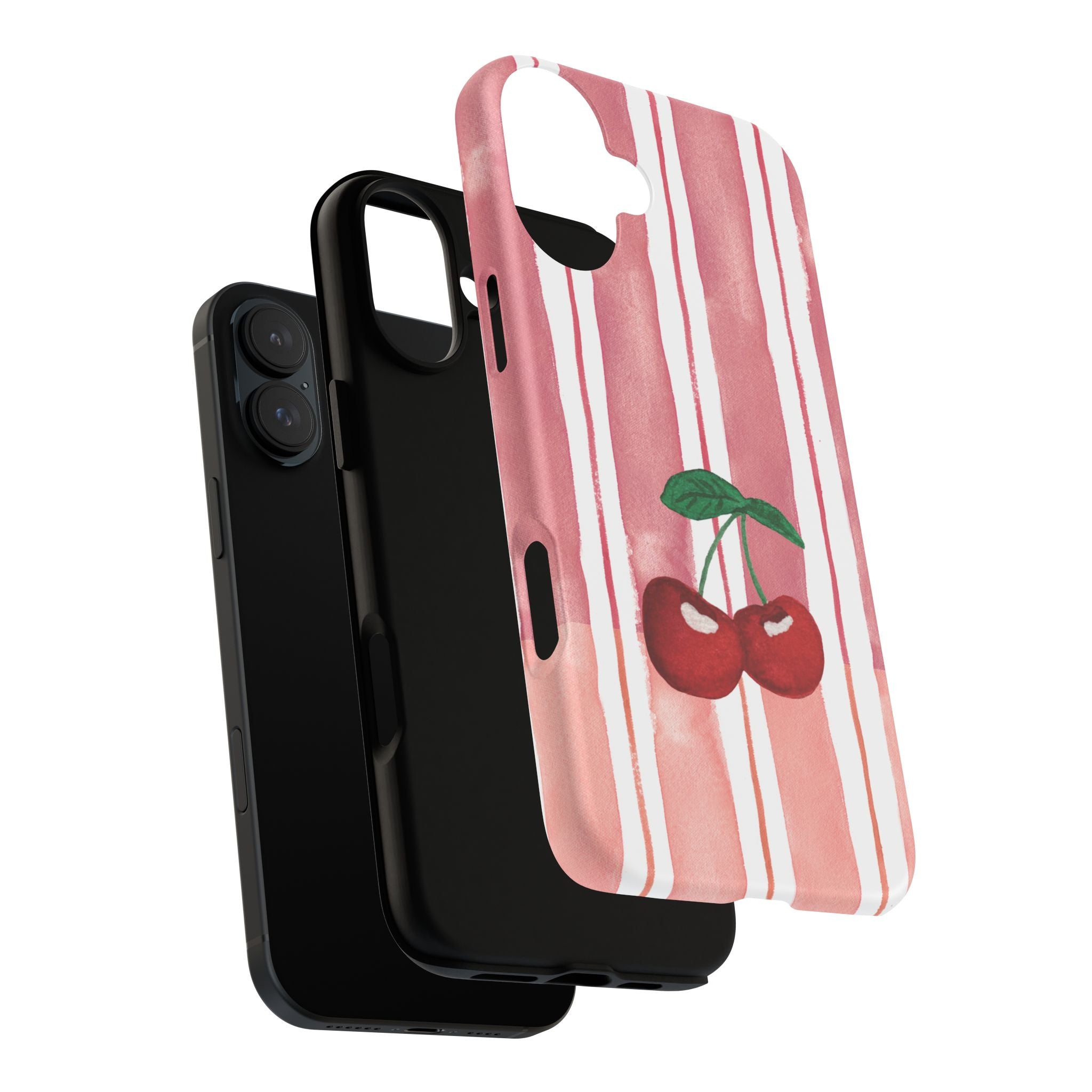 Cherry Orchard Stripes Phone Case