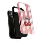 Cherry Orchard Stripes Phone Case