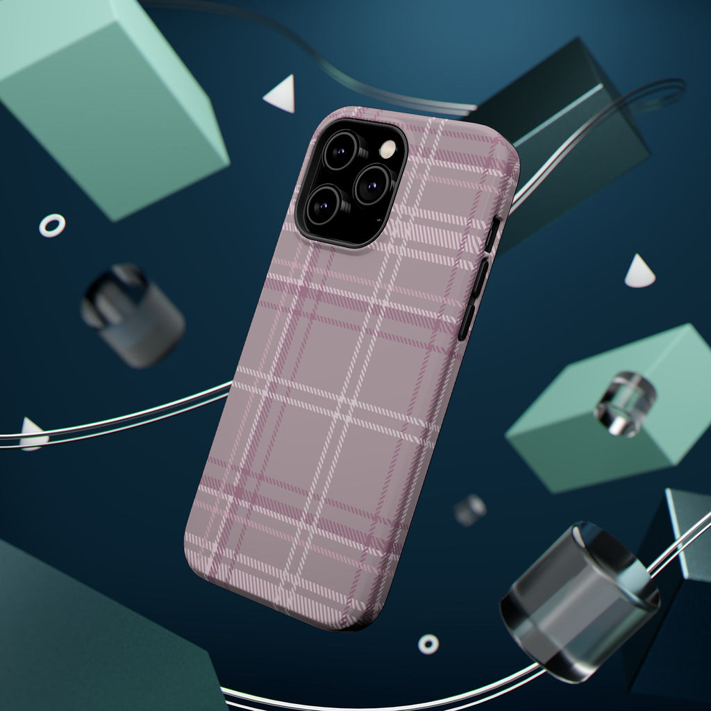 The Plaid Edit Mauve Phone Case