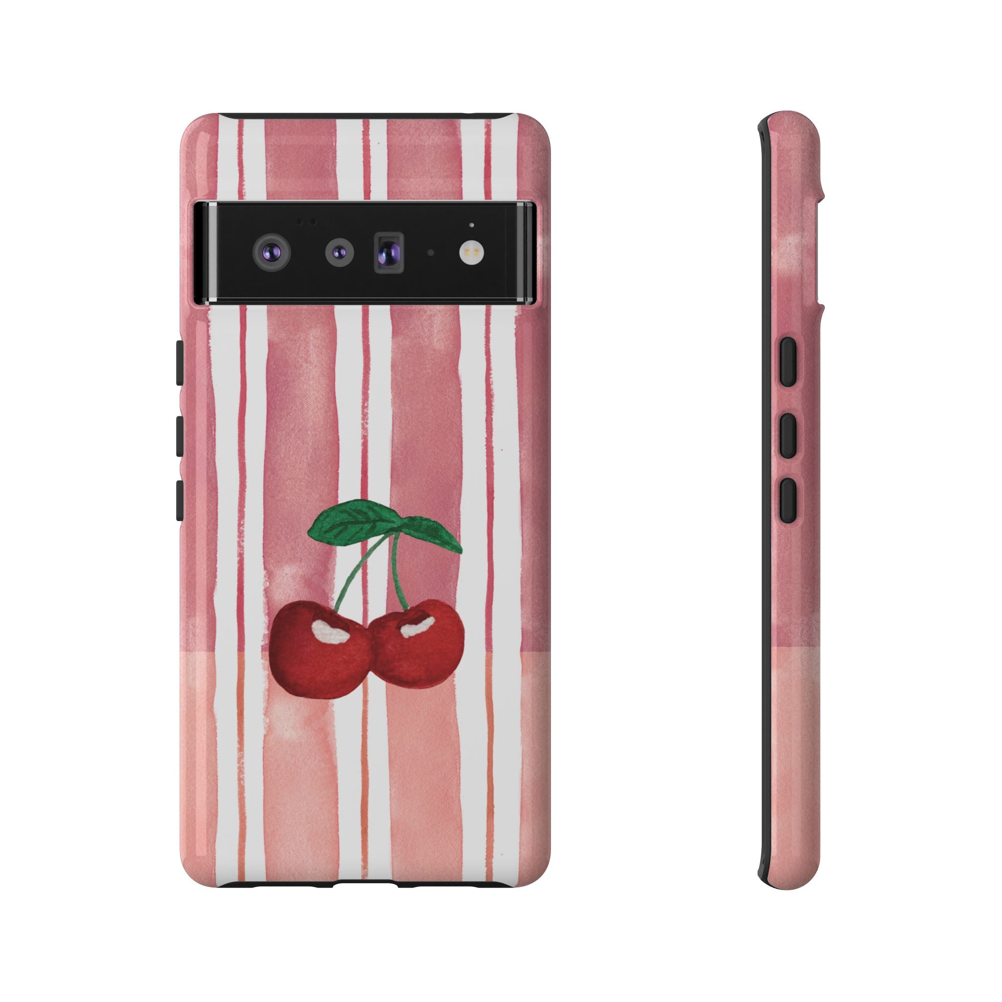 Cherry Orchard Stripes Phone Case