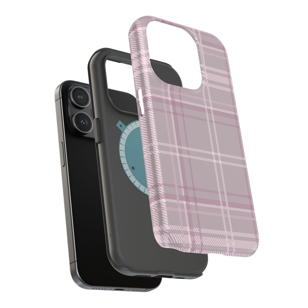 The Plaid Edit Mauve Phone Case
