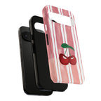 Cherry Orchard Stripes Phone Case