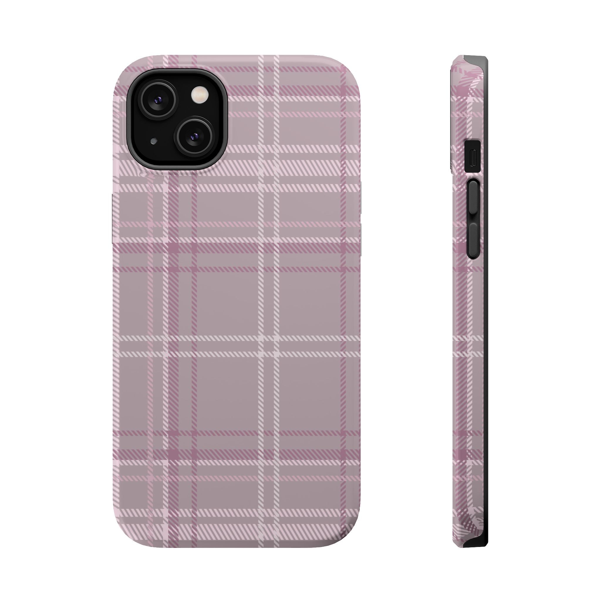 The Plaid Edit Mauve Phone Case