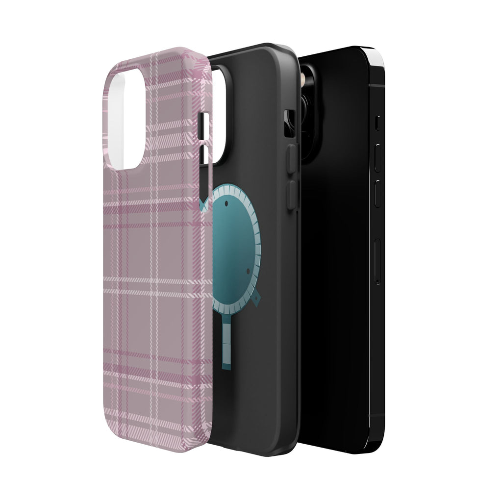 The Plaid Edit Mauve Phone Case