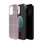 The Plaid Edit Mauve Phone Case