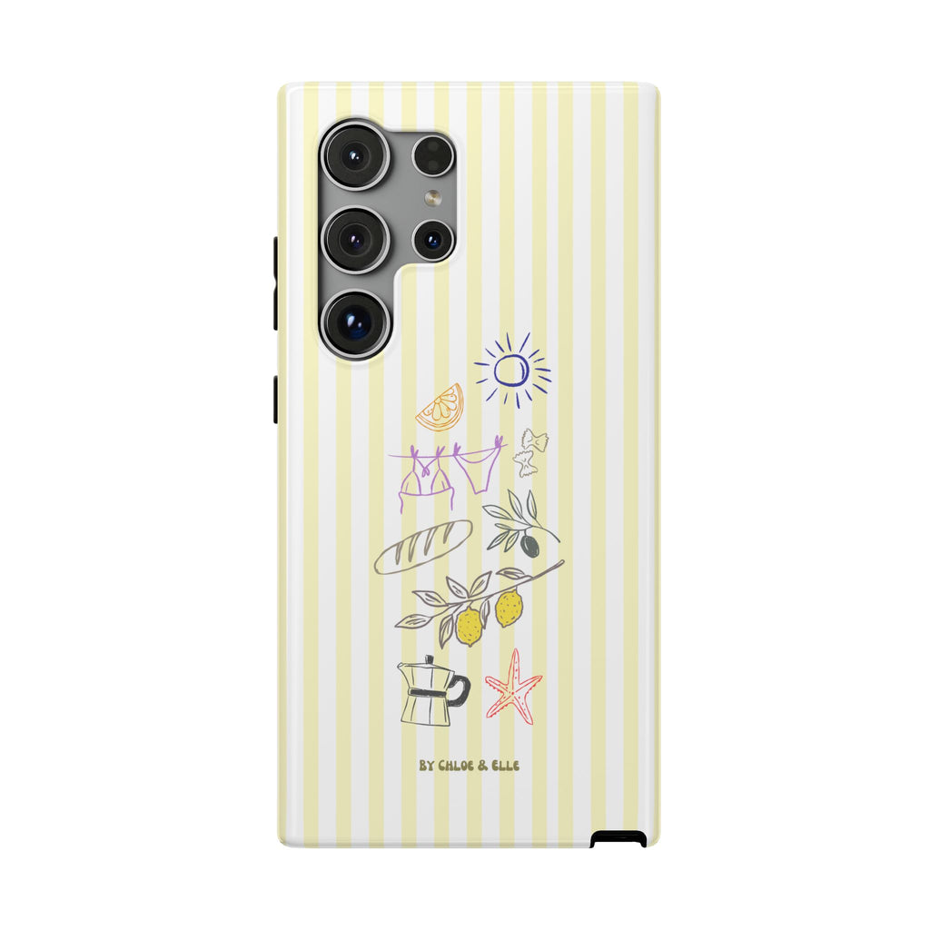 Amalfi Dreaming Lemon Phone Case