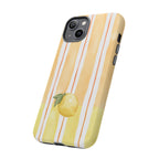 Lemon Orchard Stripes Phone Case