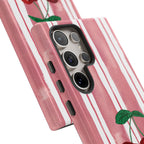 Cherry Orchard Stripes Phone Case