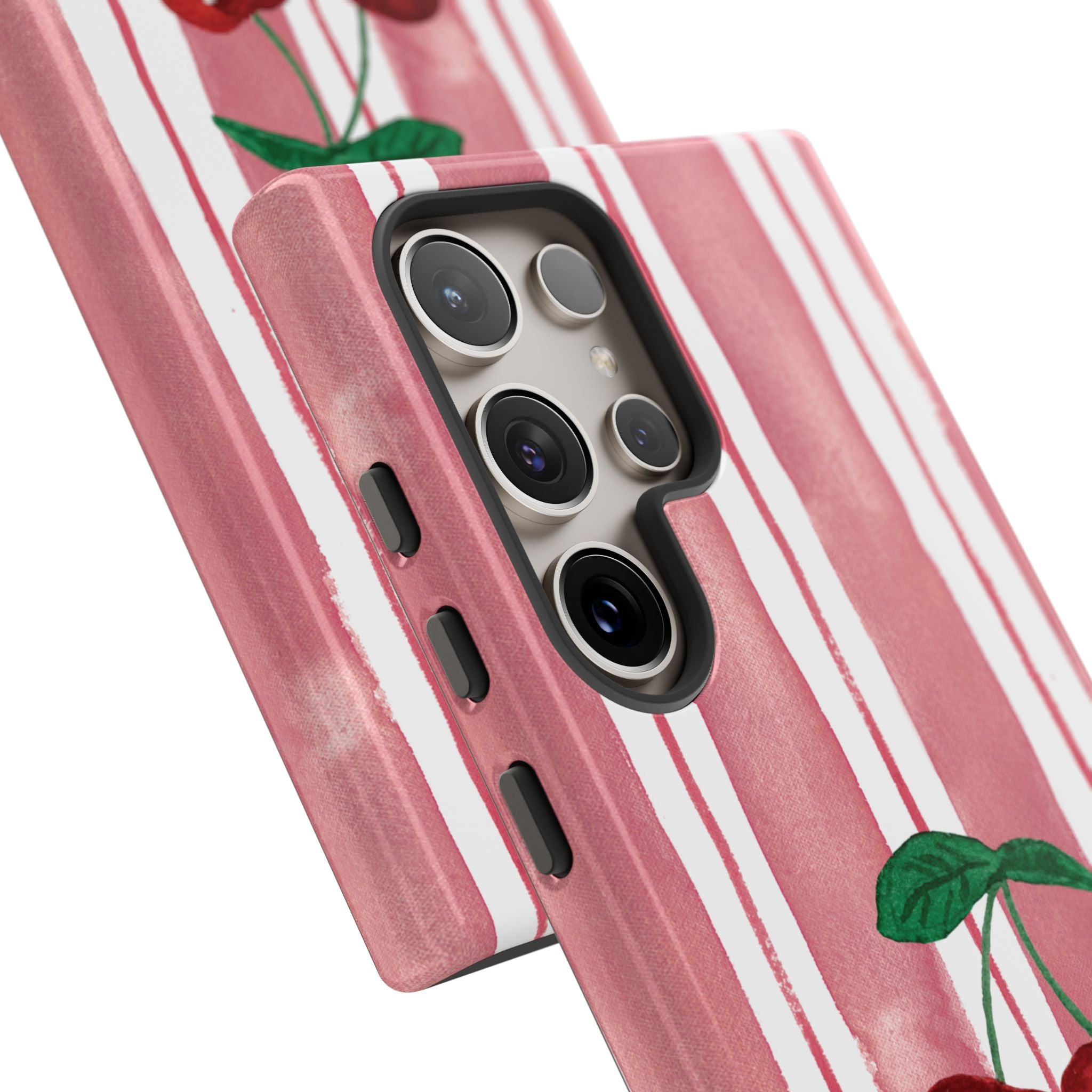 Cherry Orchard Stripes Phone Case